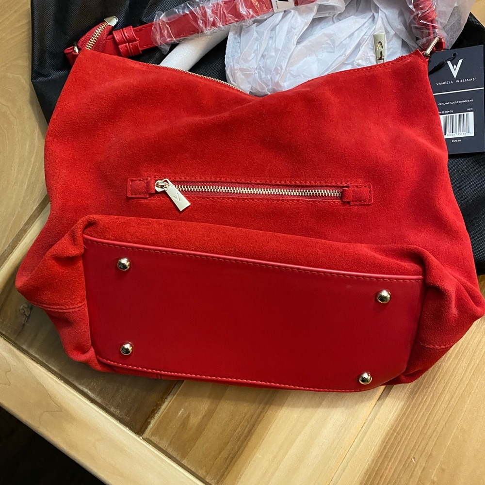 Vanessa Williams Genuine Suede Hobo bag
